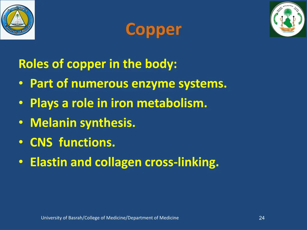 copper