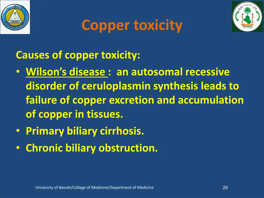 copper toxicity