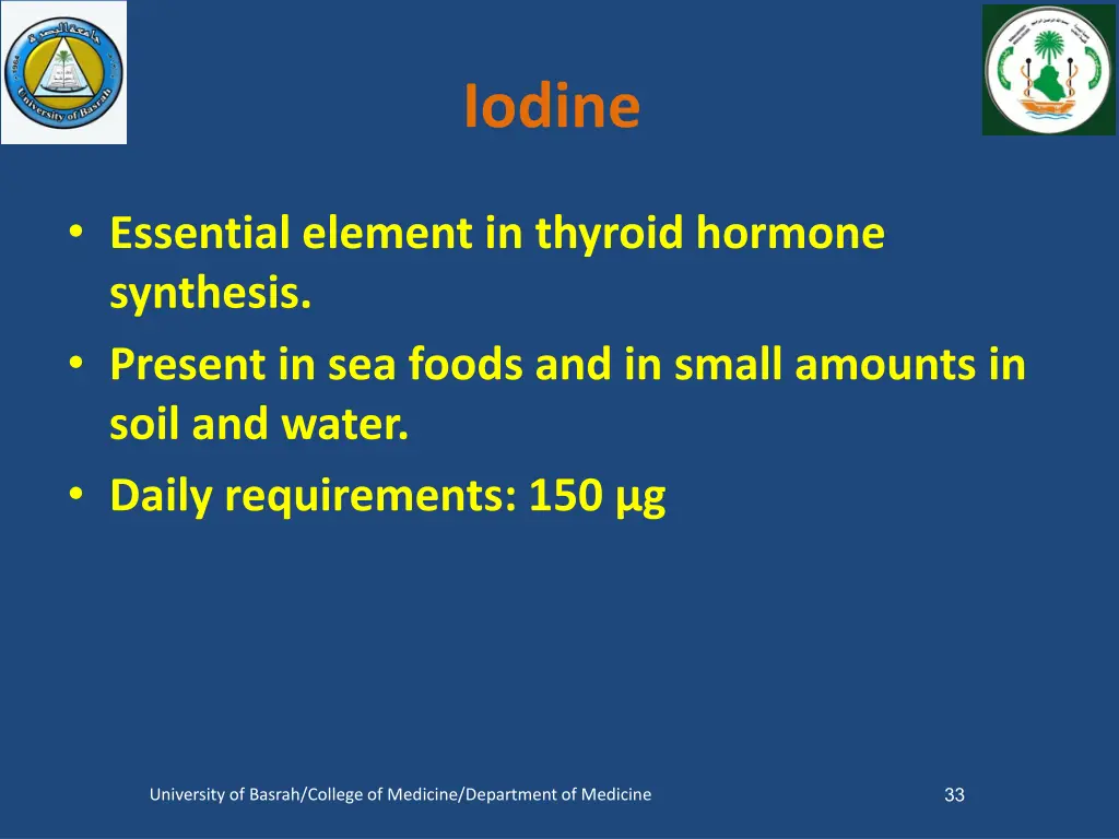 iodine