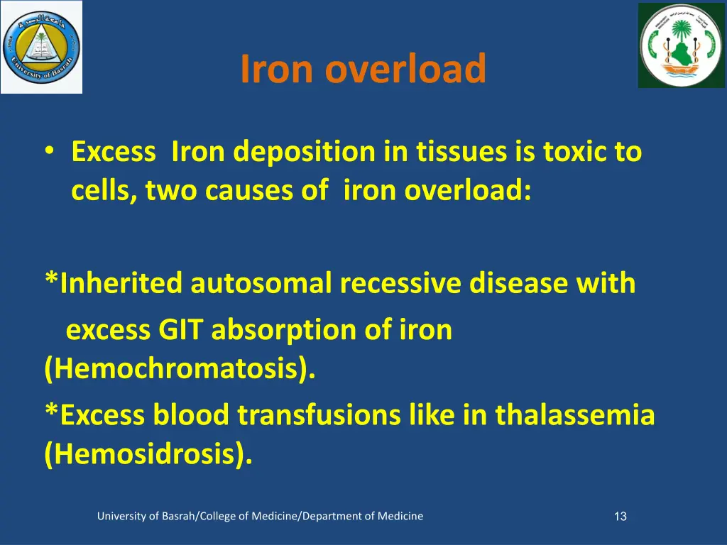 iron overload