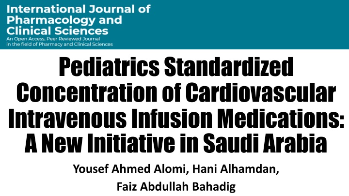 pediatrics standardized concentration