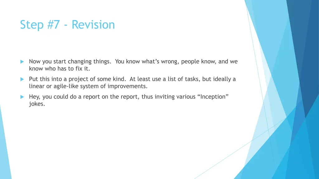 step 7 revision