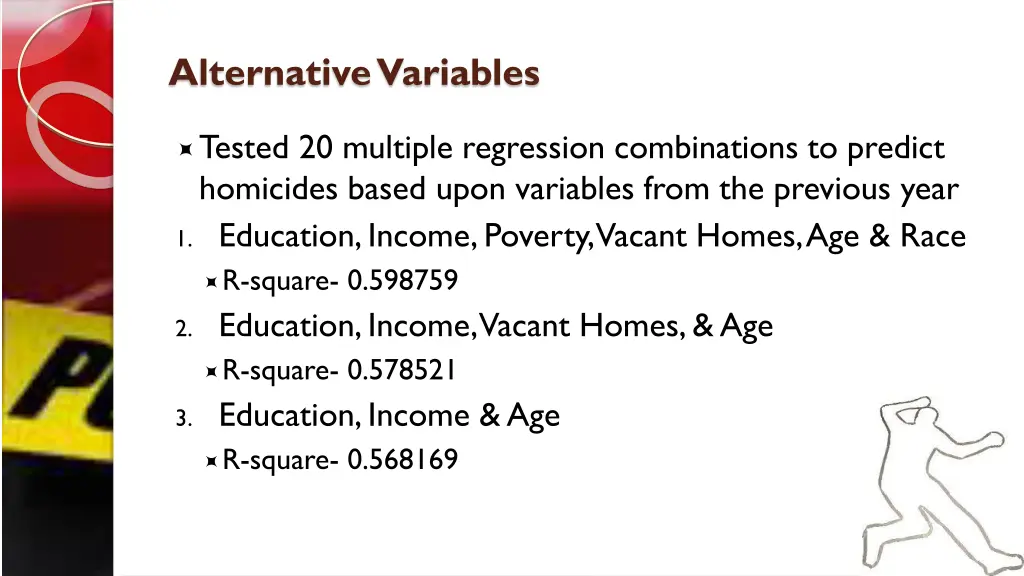 alternative variables