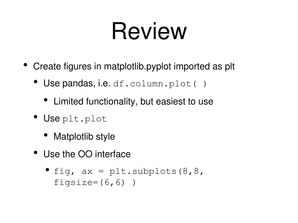 review
