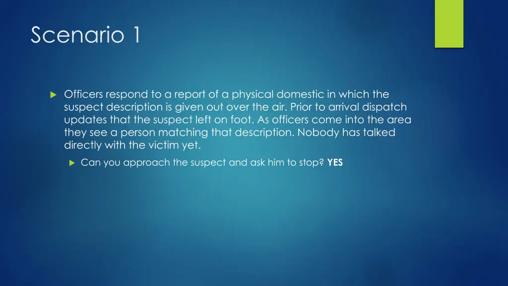 scenario 1 1