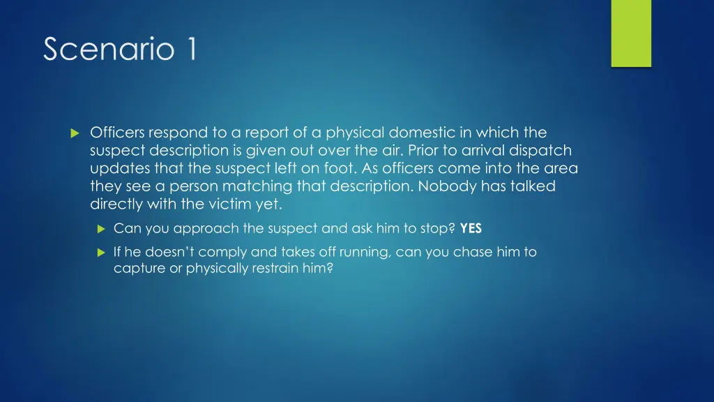 scenario 1 2