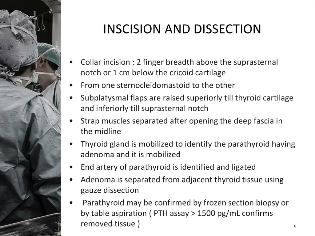 inscision and dissection