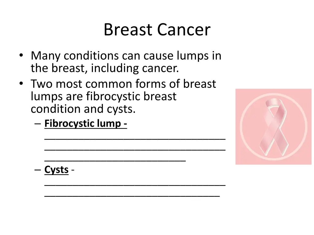 breast cancer