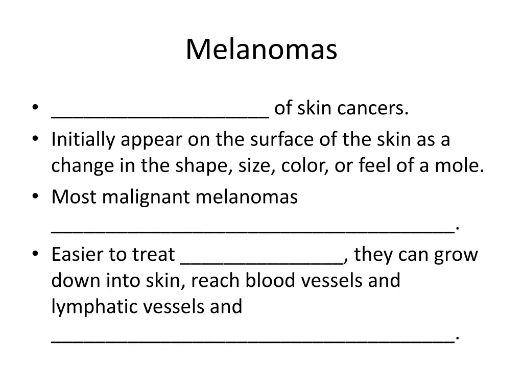 melanomas