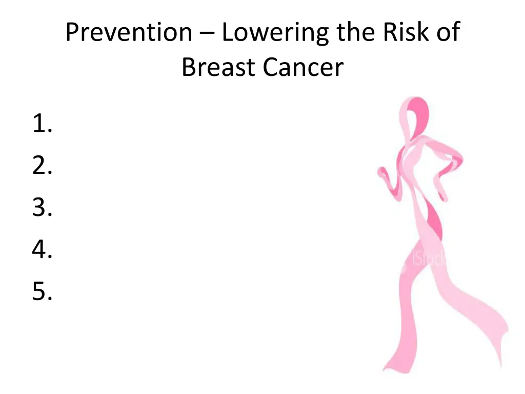 prevention lowering the risk of breast cancer