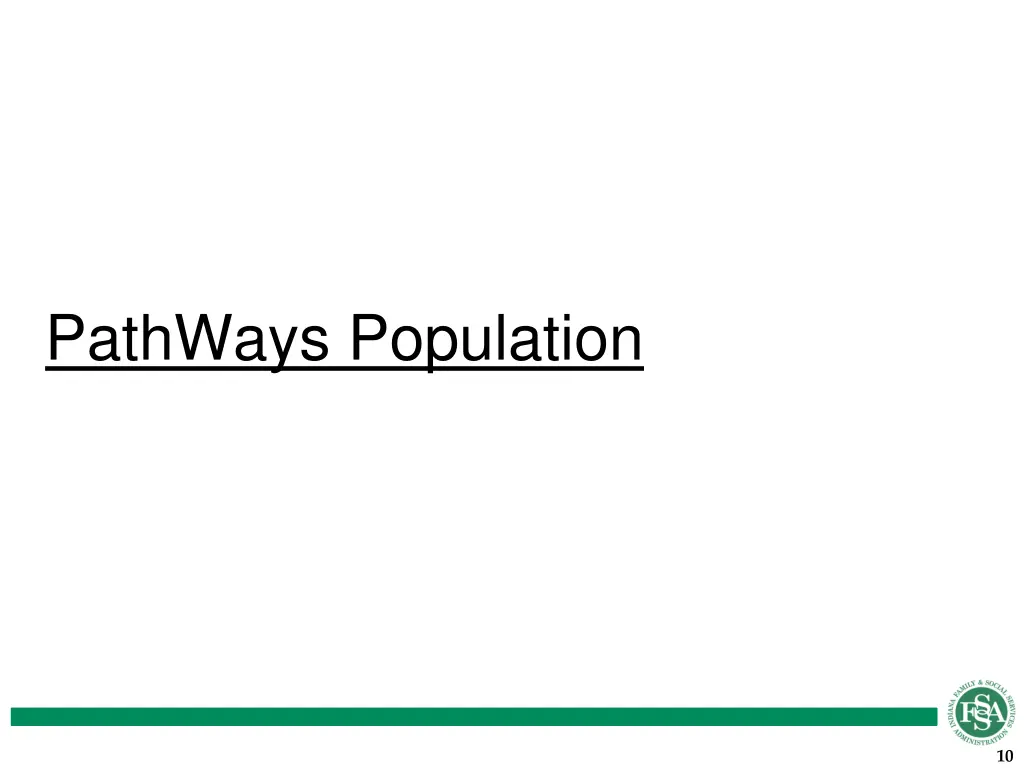 pathways population