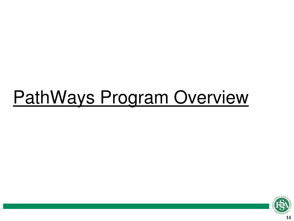 pathways program overview