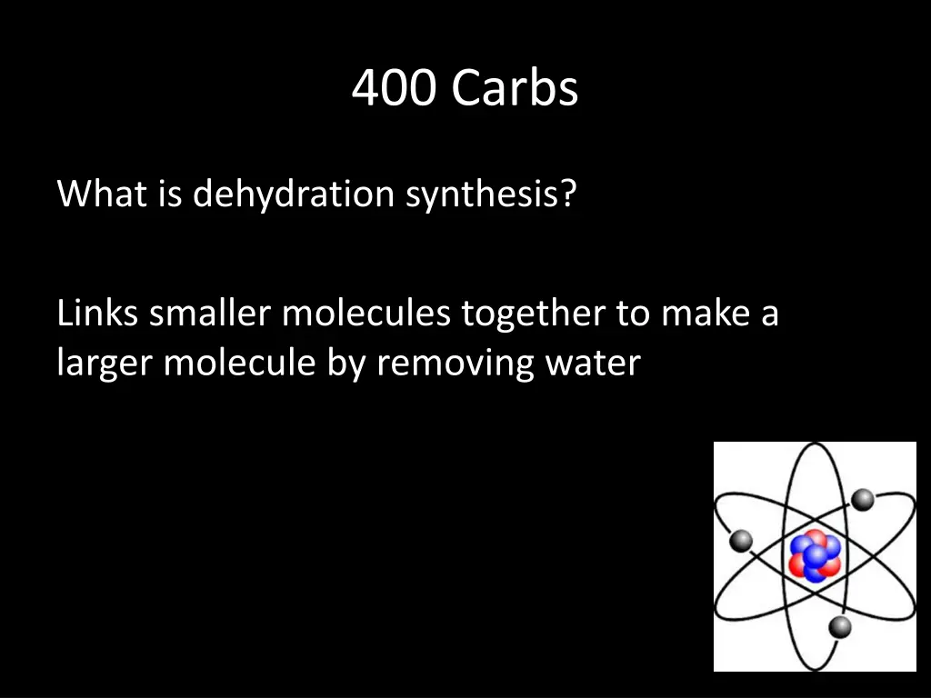 400 carbs
