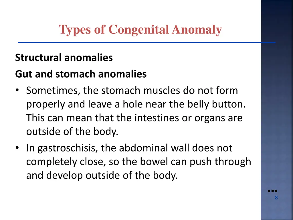 types of congenital anomaly 3