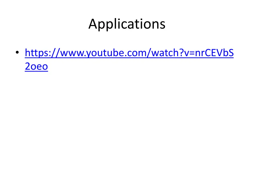 applications