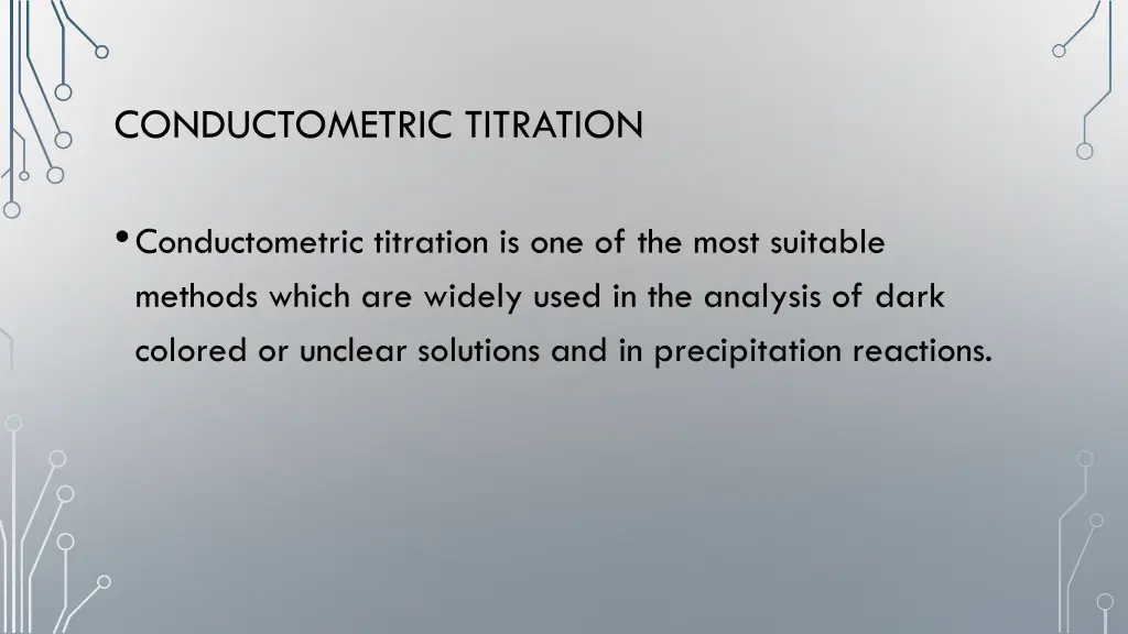 conductometric titration 1