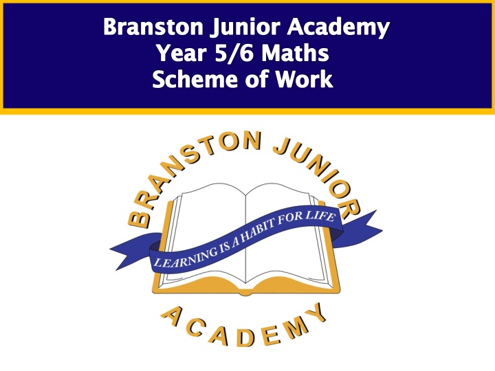 branston junior academy year 5 6 maths scheme