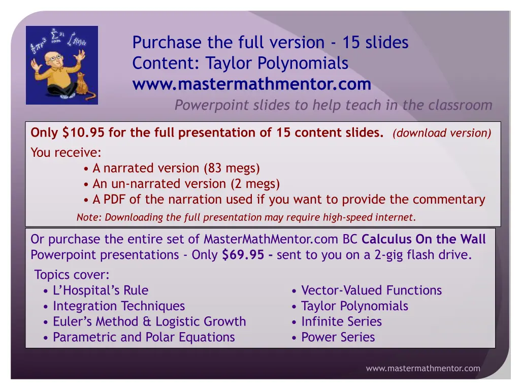 purchase the full version 15 slides content