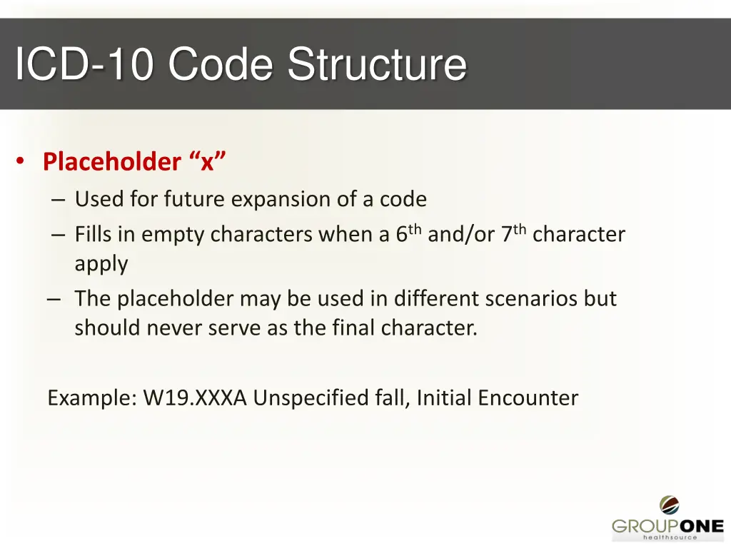 icd 10 code structure 1