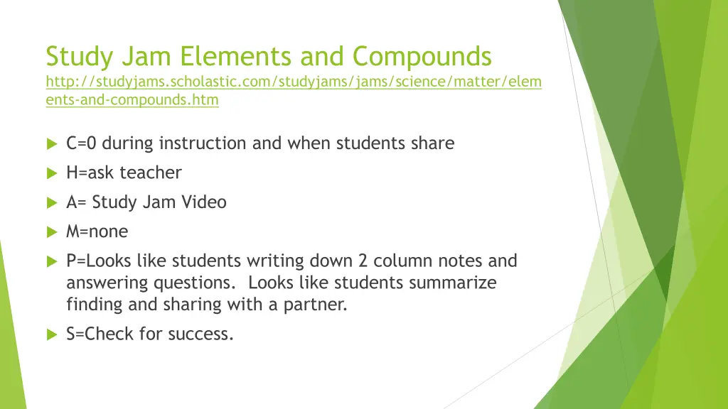 study jam elements and compounds http studyjams