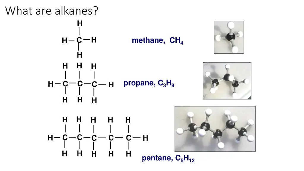 what are alkanes 1