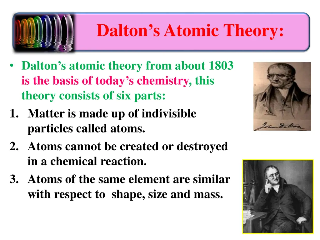 dalton s atomic theory