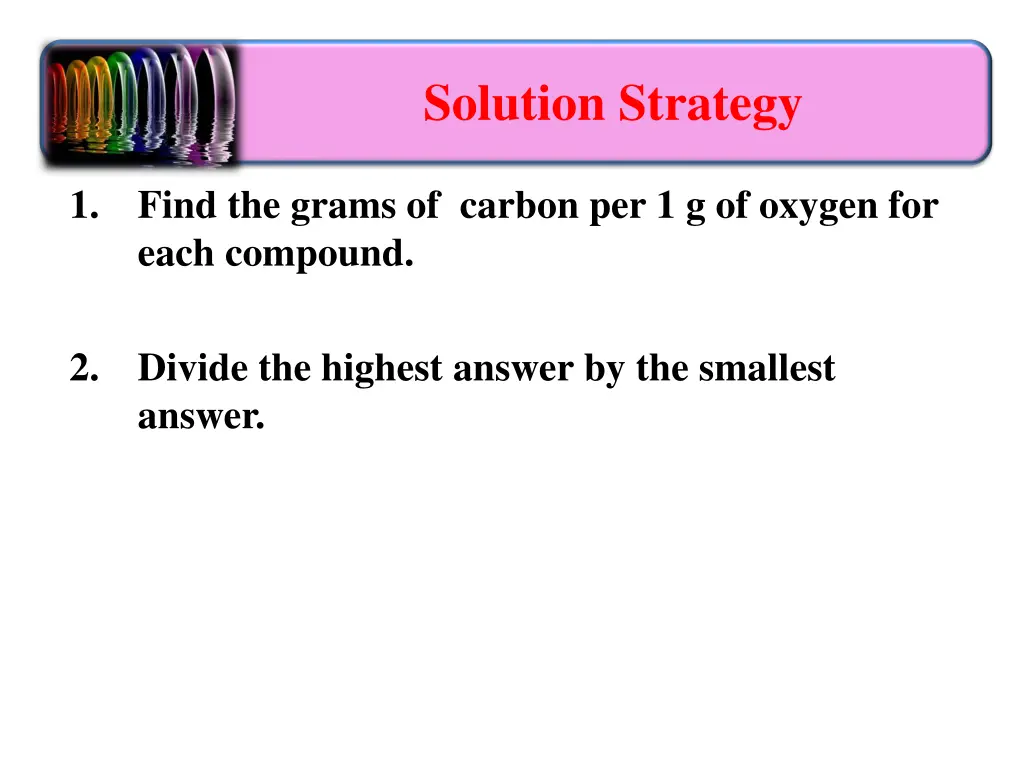 solution strategy