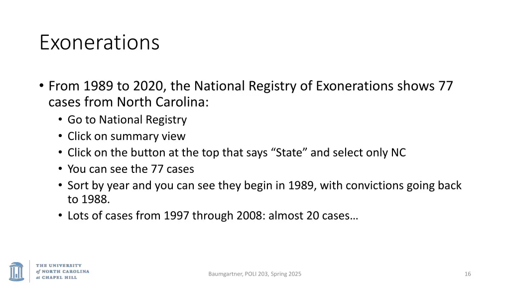 exonerations