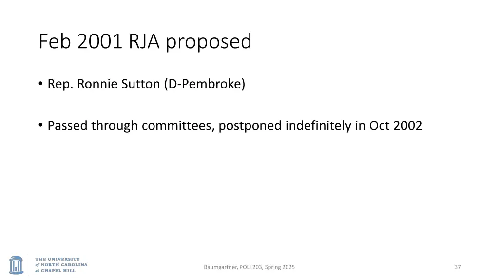 feb 2001 rja proposed