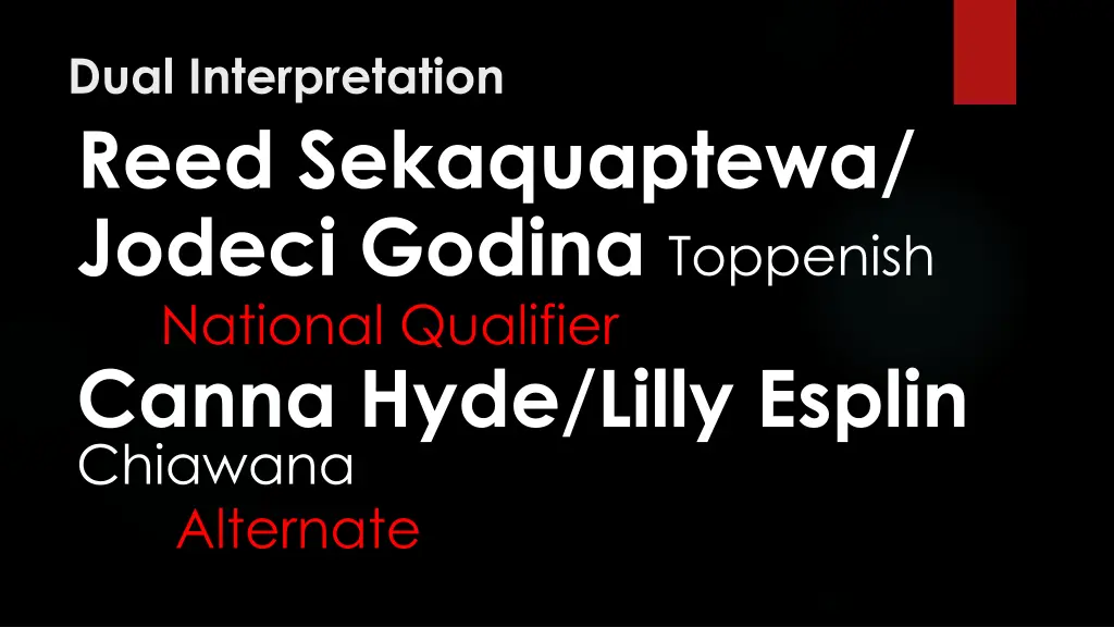 dual interpretation reed sekaquaptewa jodeci