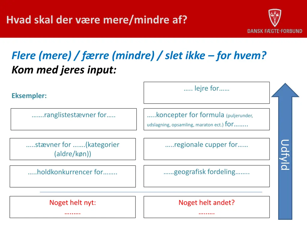 hvad skal der v re mere mindre af