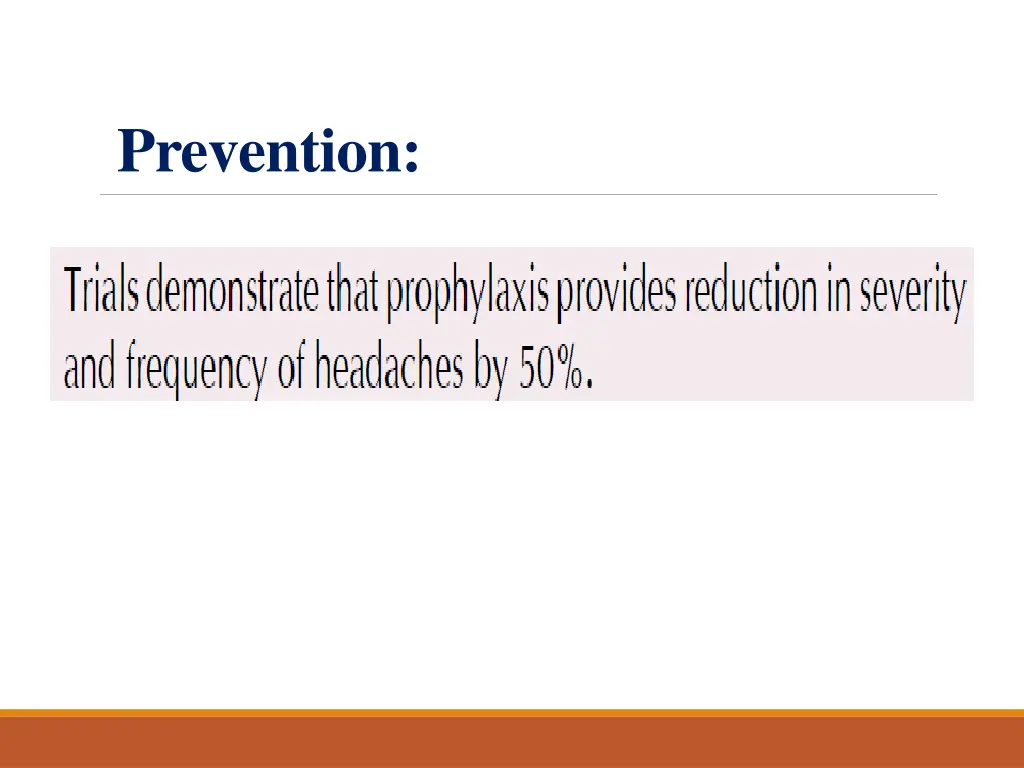 prevention