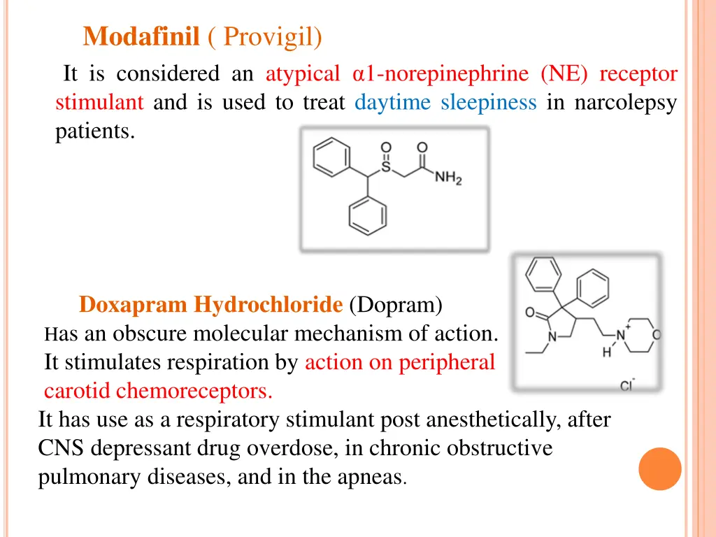 modafinil provigil it is considered an atypical