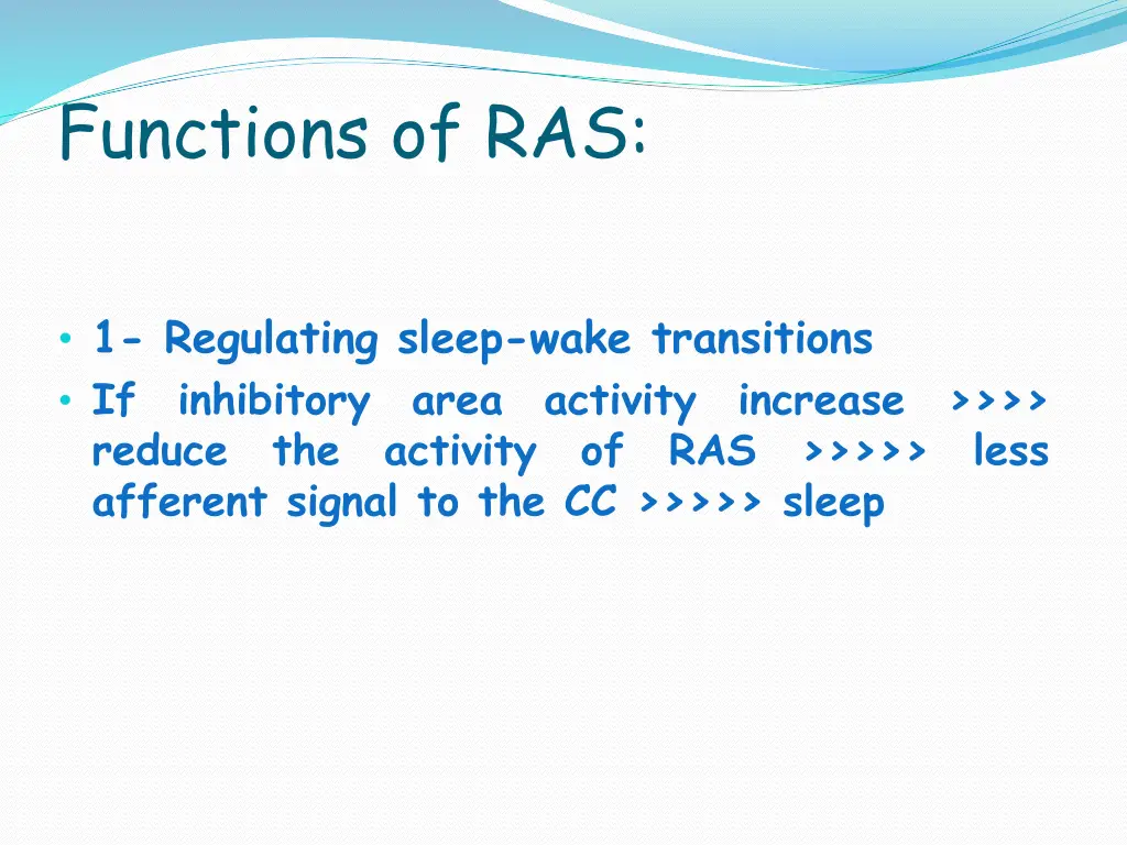 functions of ras