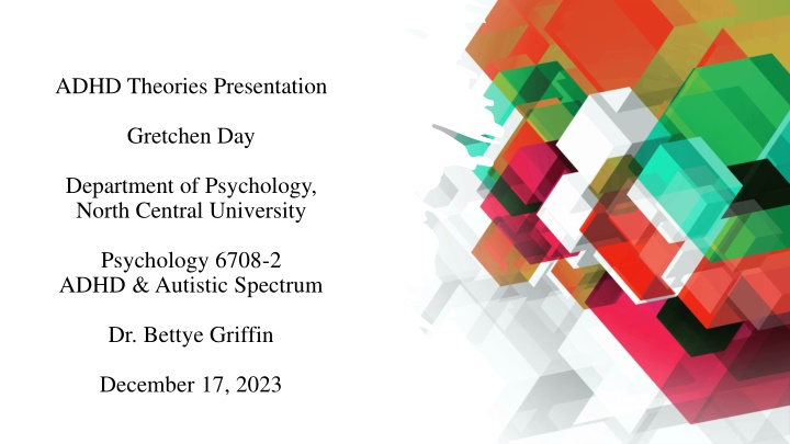 adhd theories presentation