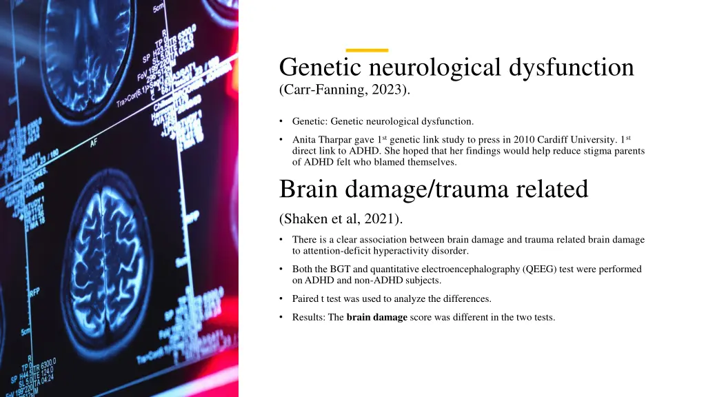 genetic neurological dysfunction carr fanning 2023