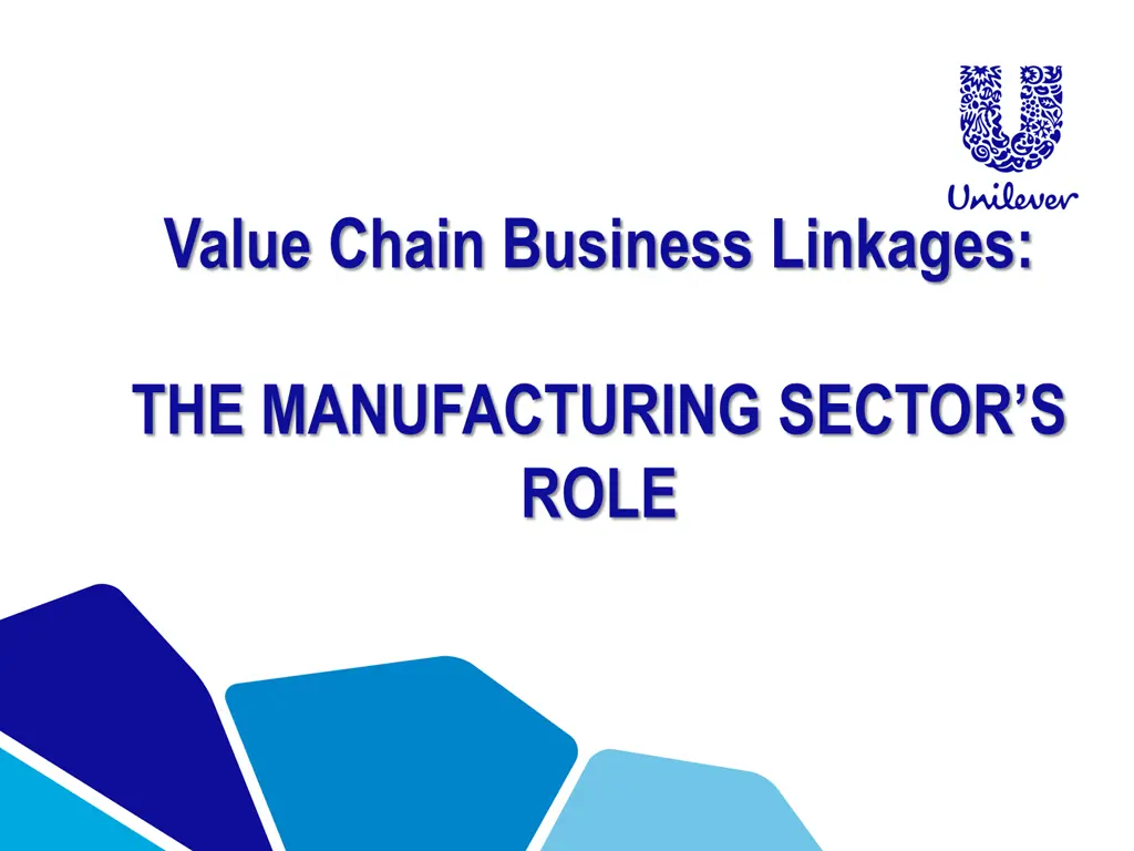 value chain business linkages