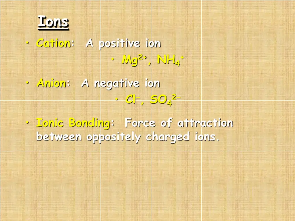 ions cation a positive ion