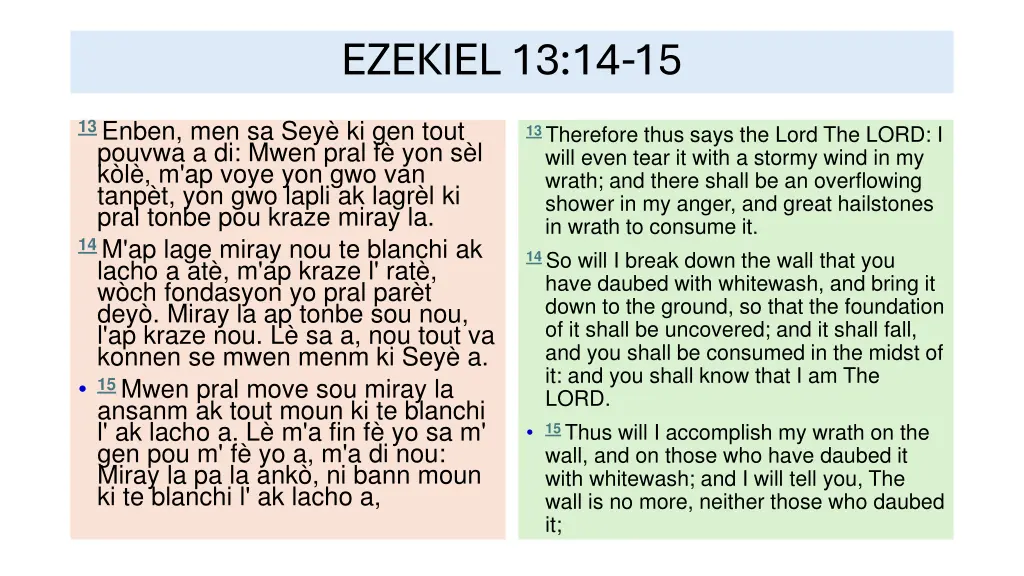 ezekiel 13 14 15