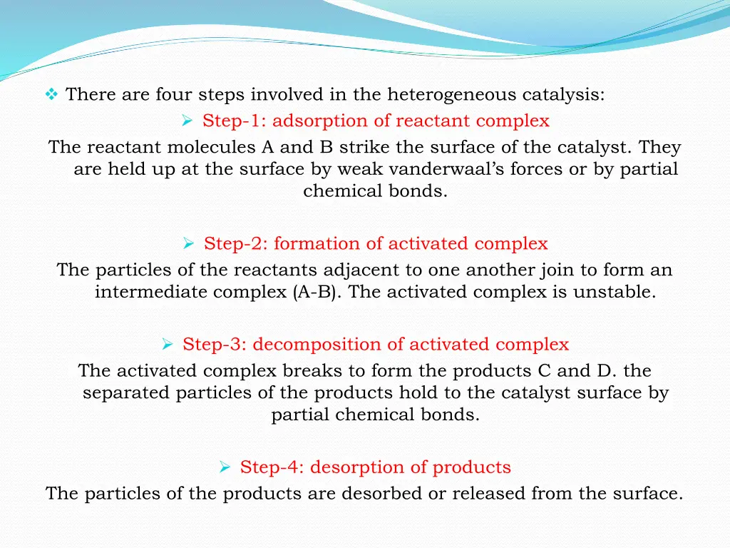 there are four steps involved