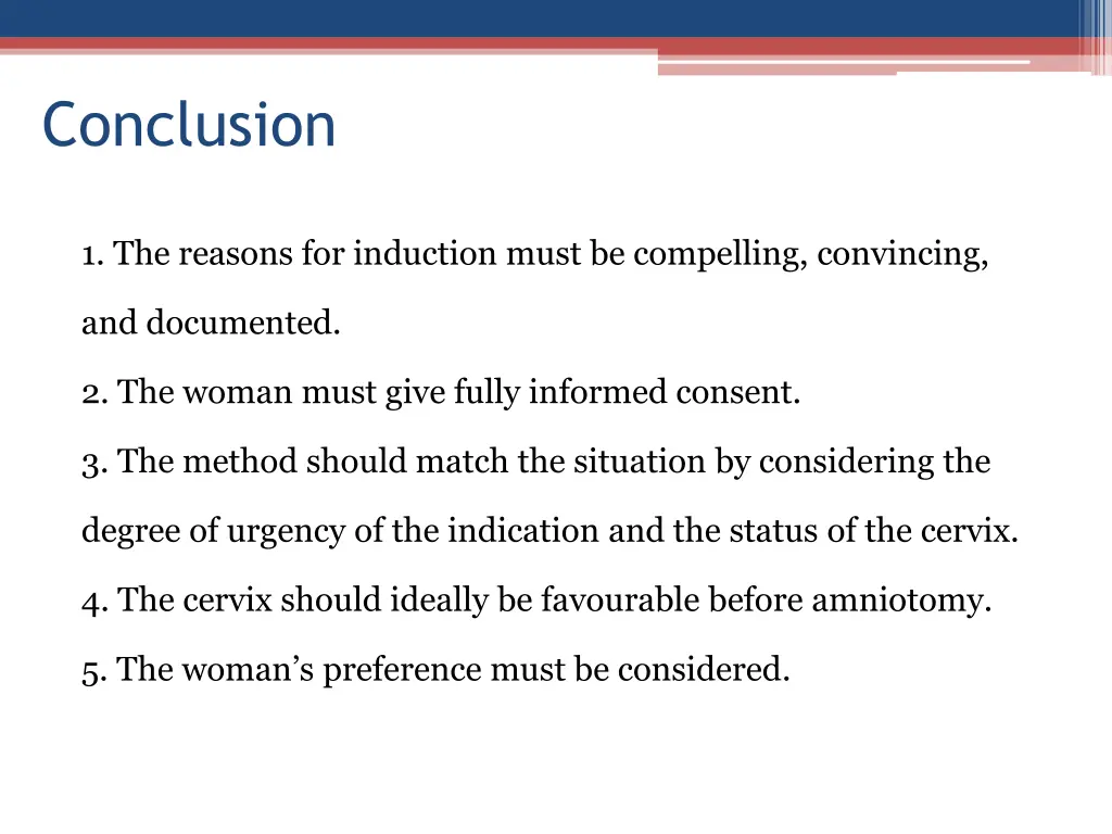 conclusion