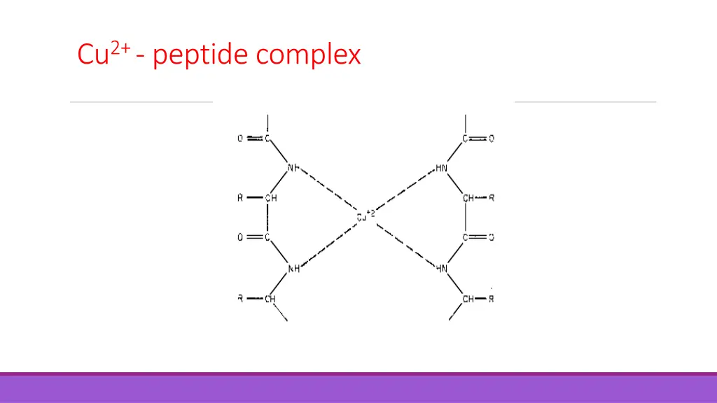 cu 2 peptide complex