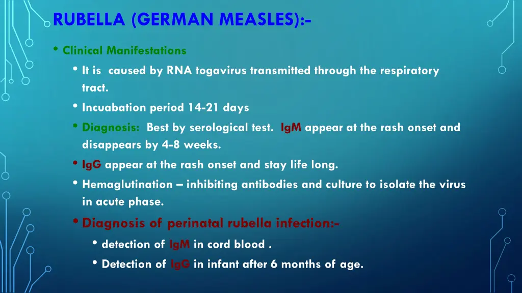 rubella german measles