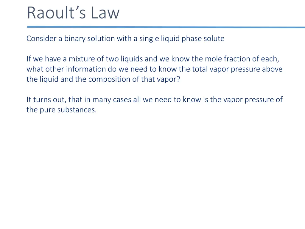 raoult s law