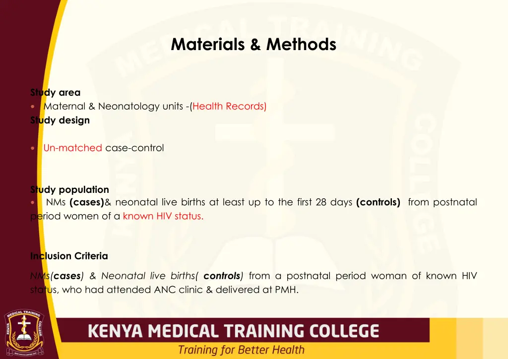materials methods