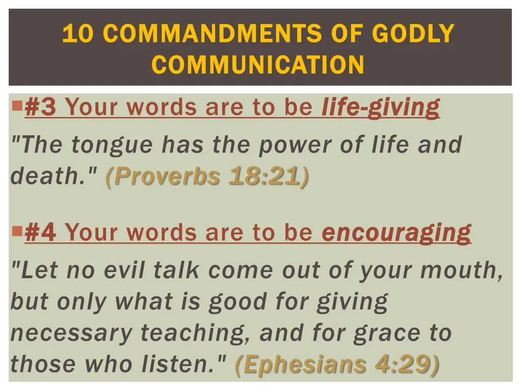 10 commandments of godly 10 commandments of godly 1