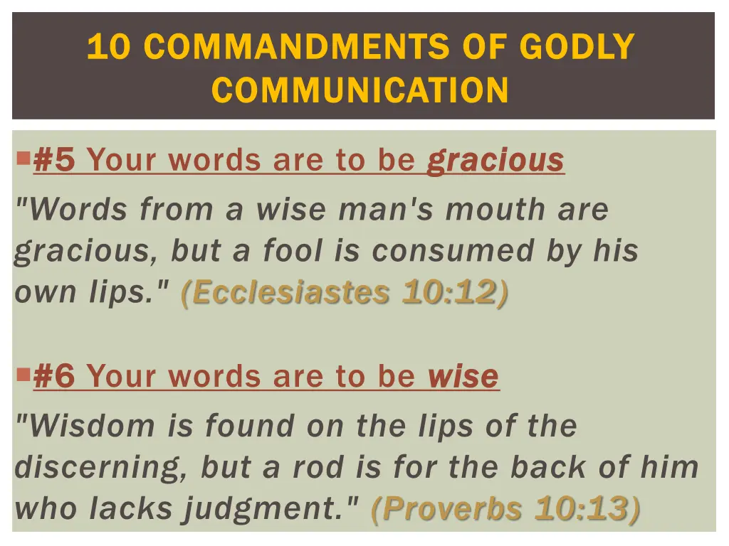 10 commandments of godly 10 commandments of godly 2