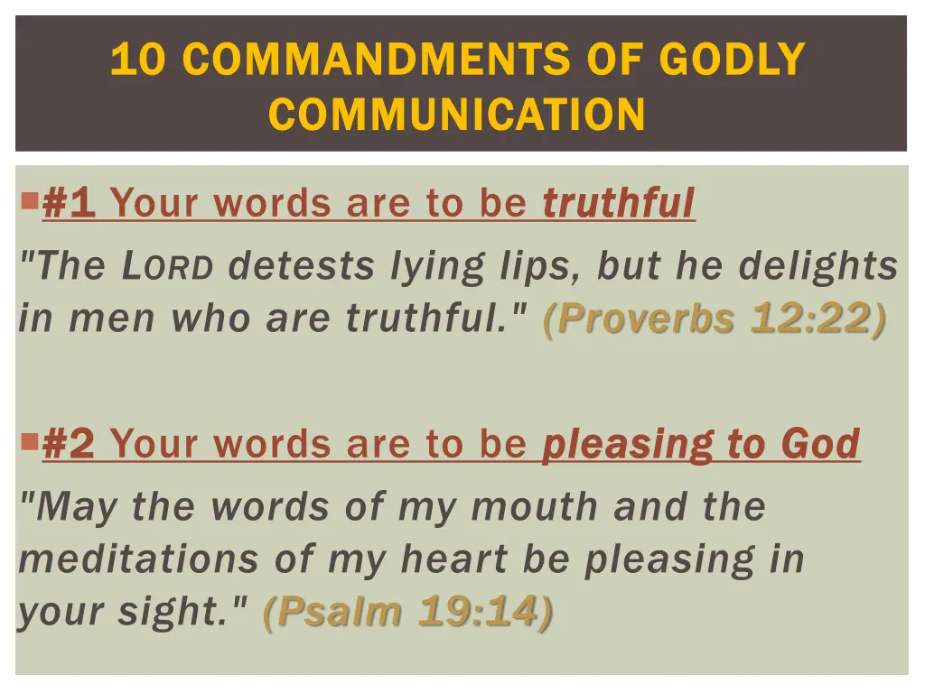 10 commandments of godly 10 commandments of godly