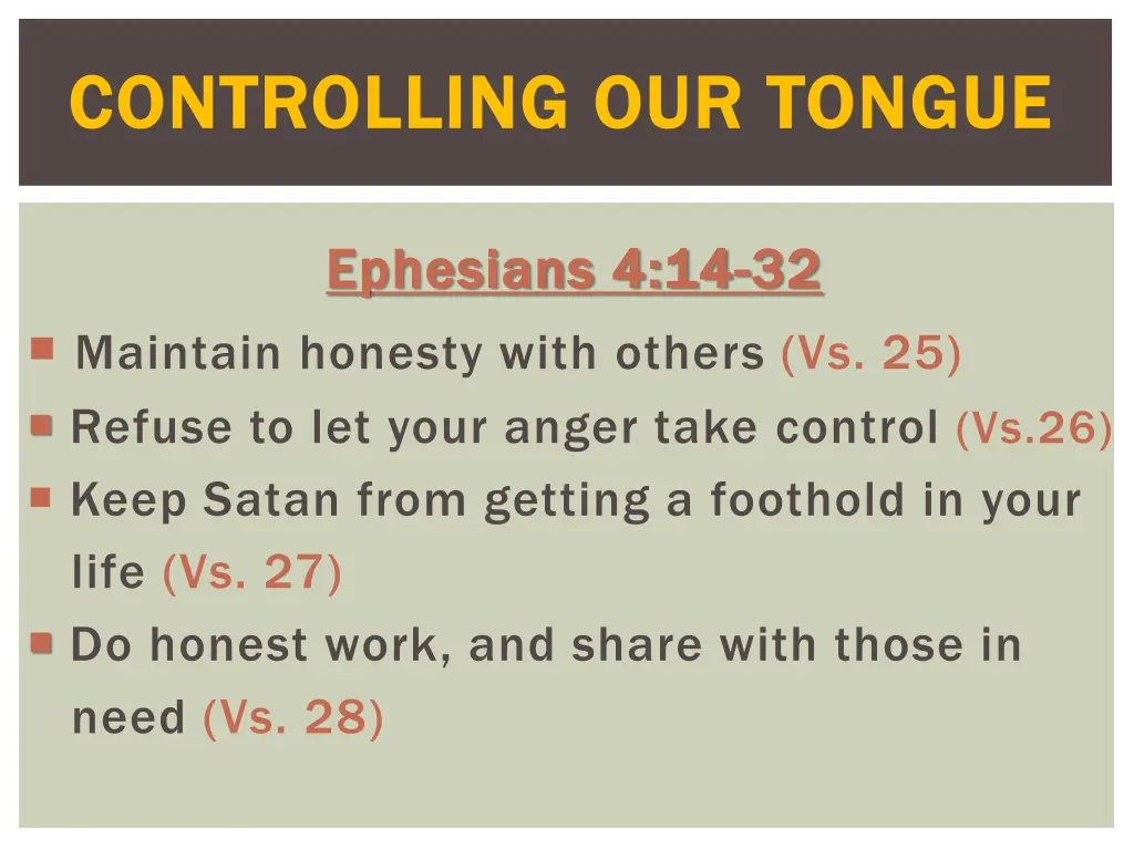 controlling our tongue controlling our tongue 2