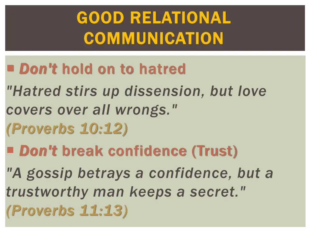 good relational good relational communication 2